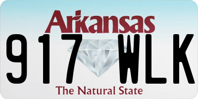 AR license plate 917WLK