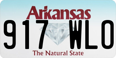 AR license plate 917WLO