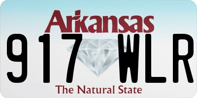 AR license plate 917WLR
