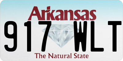 AR license plate 917WLT