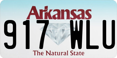AR license plate 917WLU