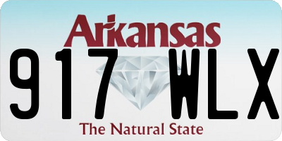 AR license plate 917WLX