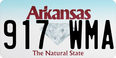 AR license plate 917WMA