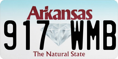AR license plate 917WMB