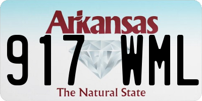 AR license plate 917WML