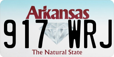 AR license plate 917WRJ