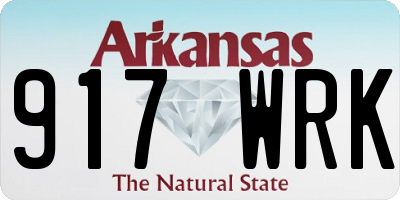 AR license plate 917WRK