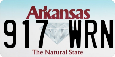 AR license plate 917WRN
