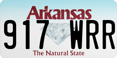 AR license plate 917WRR