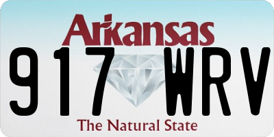 AR license plate 917WRV