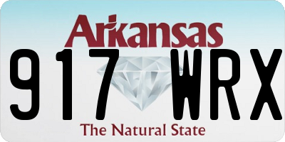 AR license plate 917WRX