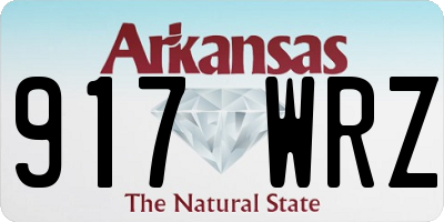 AR license plate 917WRZ