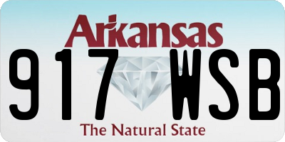 AR license plate 917WSB