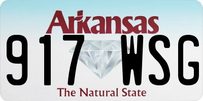 AR license plate 917WSG
