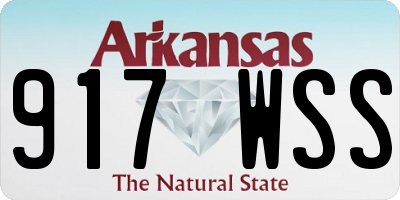 AR license plate 917WSS