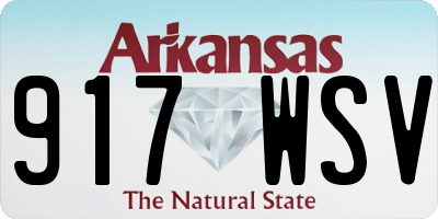 AR license plate 917WSV