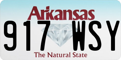 AR license plate 917WSY