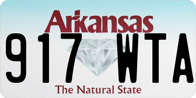 AR license plate 917WTA