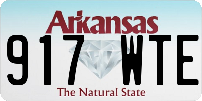 AR license plate 917WTE