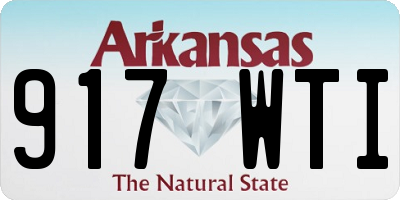 AR license plate 917WTI