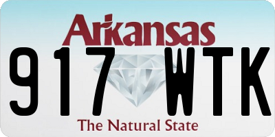 AR license plate 917WTK