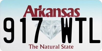 AR license plate 917WTL