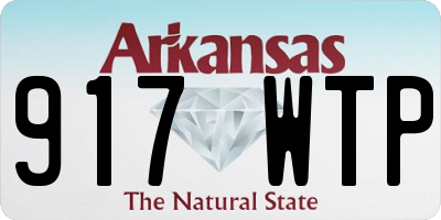 AR license plate 917WTP