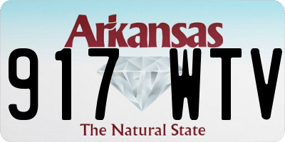 AR license plate 917WTV