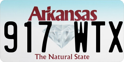 AR license plate 917WTX