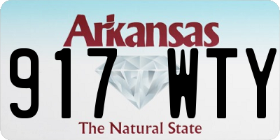 AR license plate 917WTY