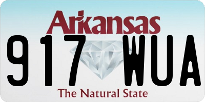 AR license plate 917WUA