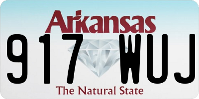 AR license plate 917WUJ