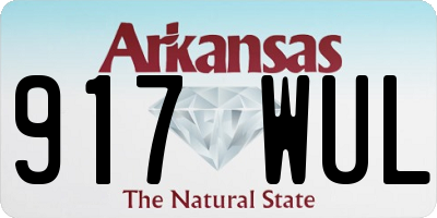 AR license plate 917WUL