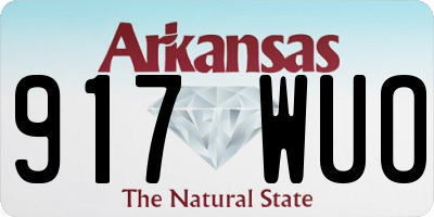 AR license plate 917WUO