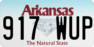 AR license plate 917WUP