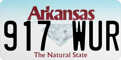 AR license plate 917WUR