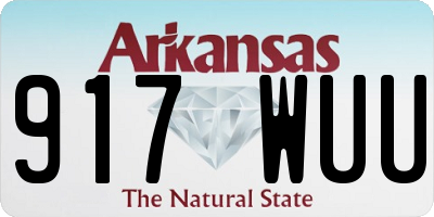 AR license plate 917WUU