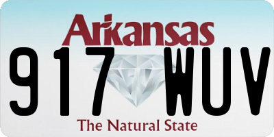 AR license plate 917WUV