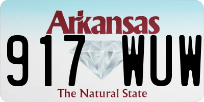 AR license plate 917WUW