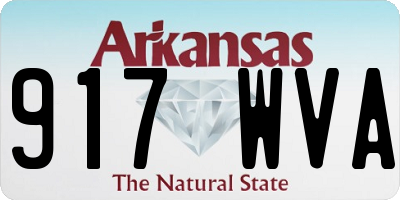 AR license plate 917WVA