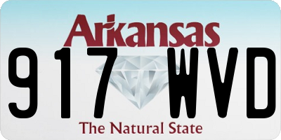 AR license plate 917WVD