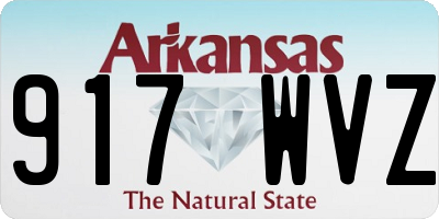 AR license plate 917WVZ