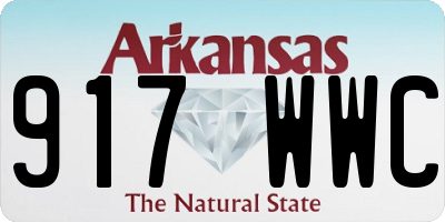 AR license plate 917WWC