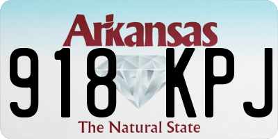 AR license plate 918KPJ