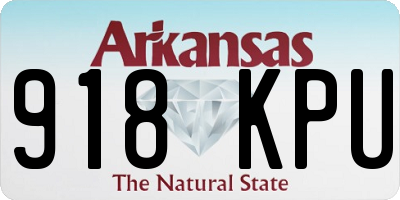 AR license plate 918KPU