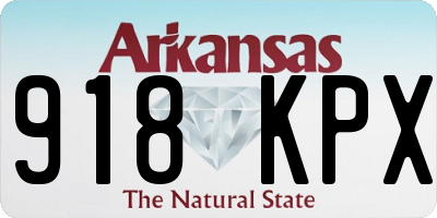 AR license plate 918KPX