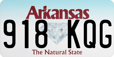 AR license plate 918KQG