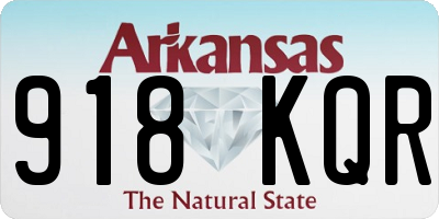 AR license plate 918KQR