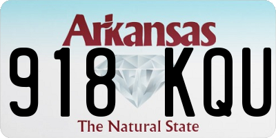 AR license plate 918KQU