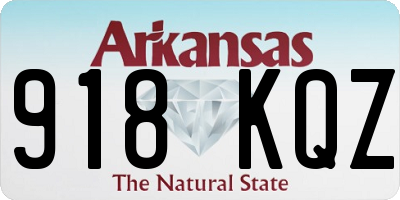 AR license plate 918KQZ